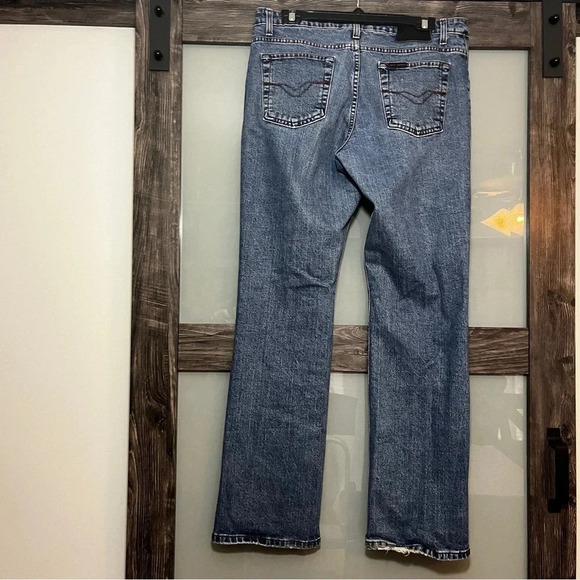 Vintage Y2K Harley Davidson Bootcut Biker Jeans Women's Size 12 - Picture 6 of 13